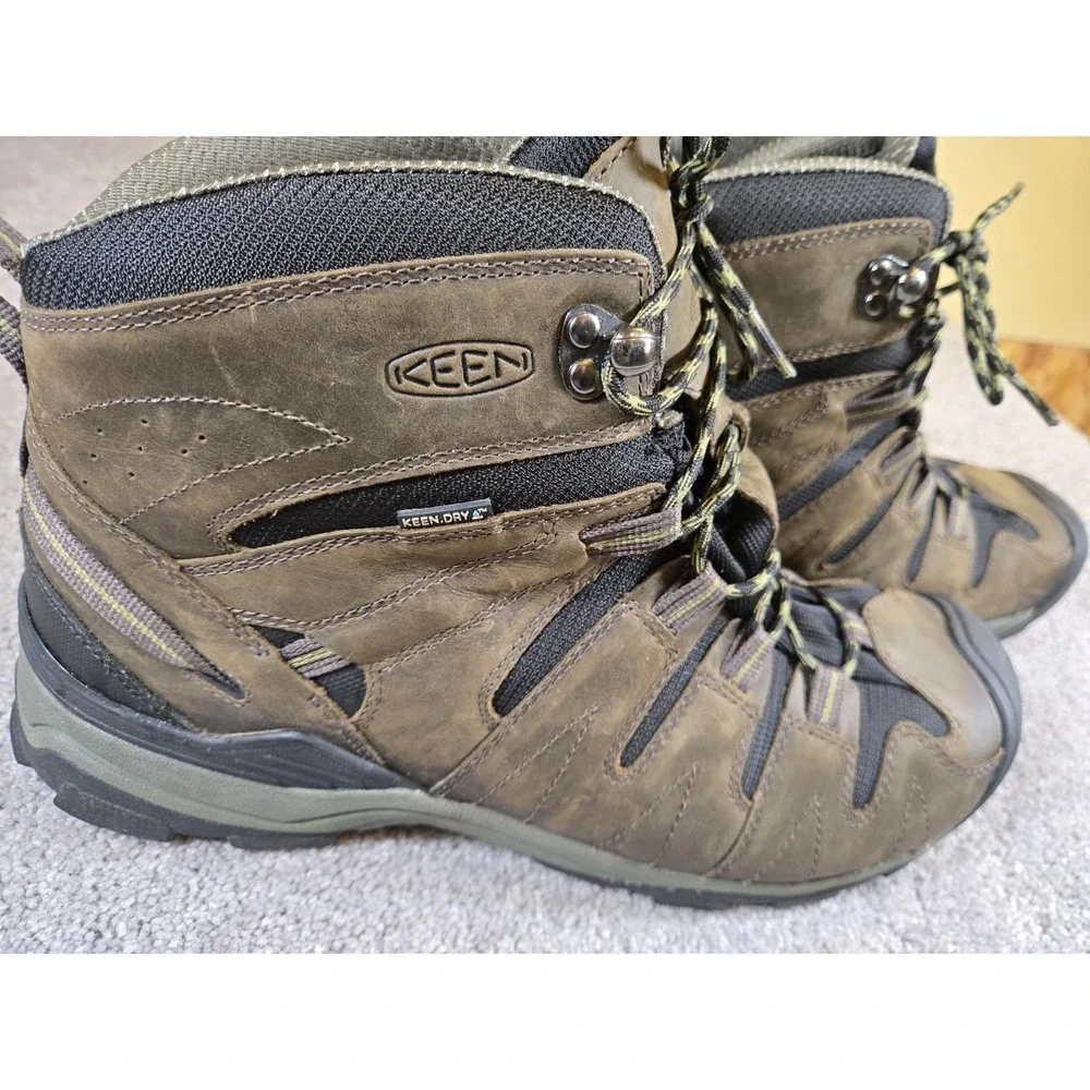 KEEN Dry Men's Gypsum 2 Mid Waterproof Hiking Boots Size 15 Excellent Condition